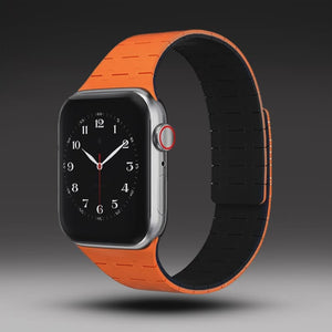 "Sport Dual-tone Band" Silicone Magnetic Breathable Band for Apple Watch