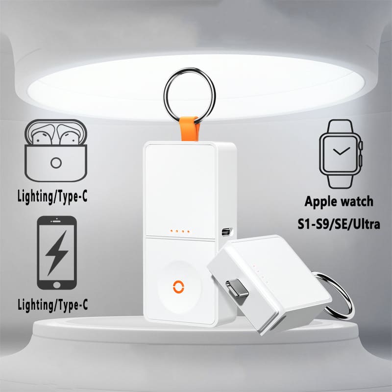 1200mAh Portable Mini Magnetic Wireless Power Bank For Apple Watch