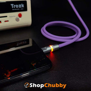 "Neon Chubby" Fast Charge Cable With Smart Light