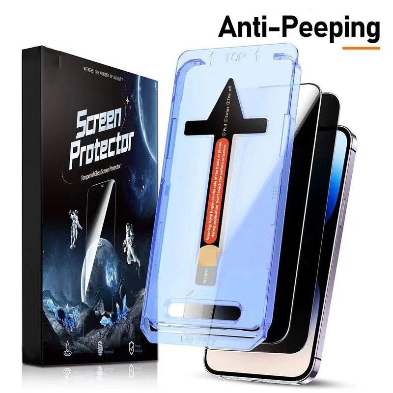 Anti-Peeping Tempered Glass Screen Protector For Samsung/iPhone