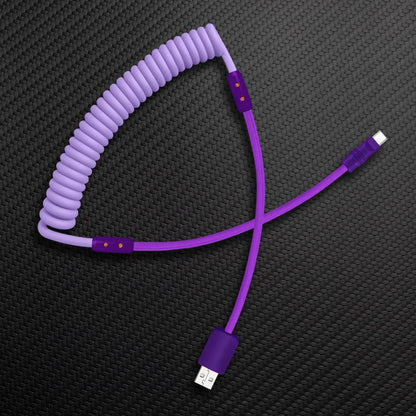 "Chubby Mood" Silicone Braided Fast Charging Cable #711