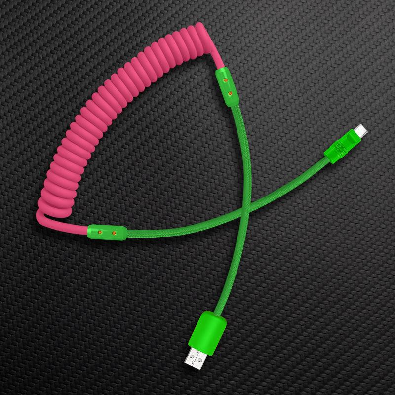 "Chubby Mood" Silicone Braided Fast Charging Cable #711