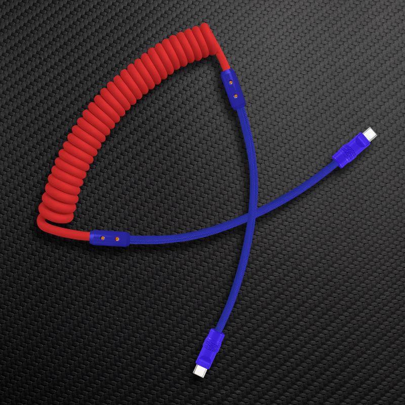 "Chubby Mood" Silicone Braided Fast Charging Cable #711