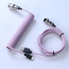 "Chubby" USB To Type C Spring Keyboard Cable - Purple