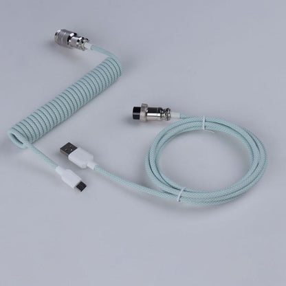 "Chubby" USB To Type C Spring Keyboard Cable