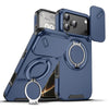 ChubbyArmor 2.0 - Military-Grade Shockproof Magnetic Case with Camera Slide & 360° Kickstand Ring - Blue