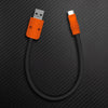 "Color Block Chubby" 240w Painted Power Bank Friendly Cable - Orange