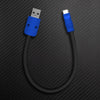 "Color Block Chubby" 240w Painted Power Bank Friendly Cable - Dark Blue