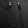 "Color Block Chubby" 240w Painted Power Bank Friendly Cable - Black
