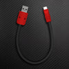 "Color Block Chubby" 240w Painted Power Bank Friendly Cable - Red