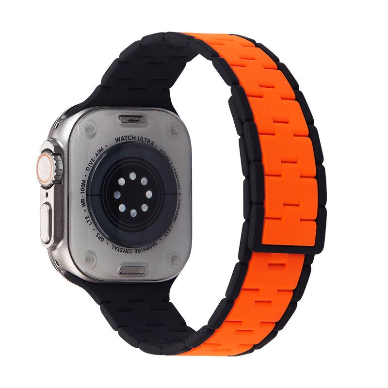 Color Blocking Fashion Silicone Band for Apple Watch