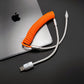 "Colorblock Chubby" Spring Charge Cable
