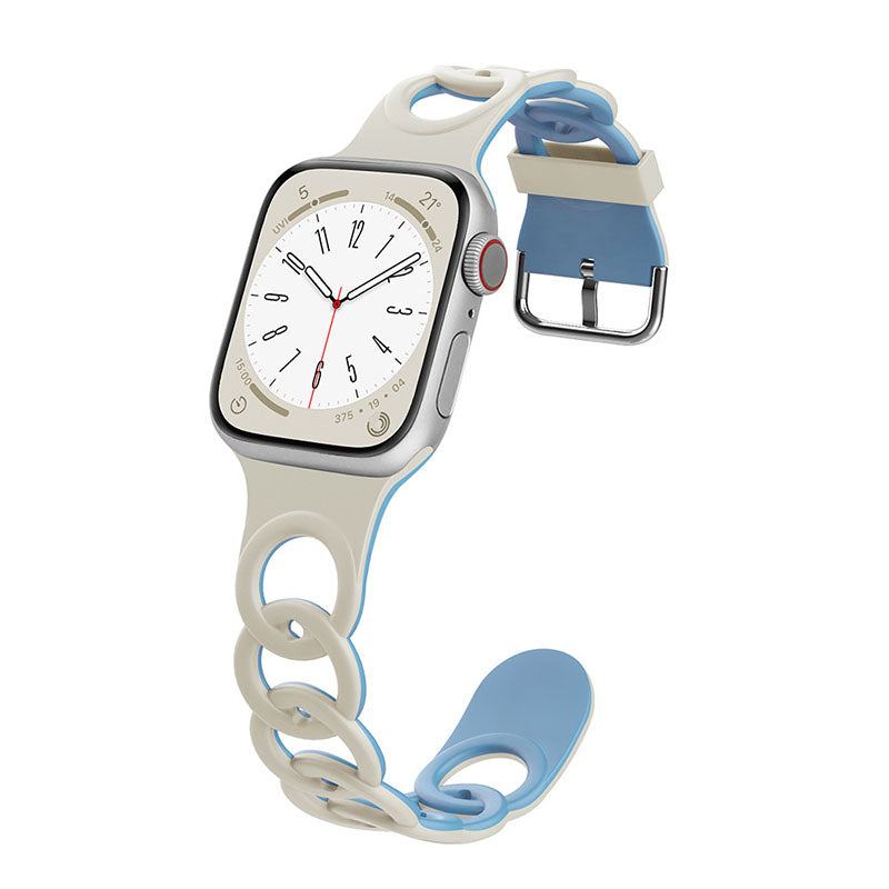 "Donut" Hollow Heat Dissipation Silicone Band For Apple Watch