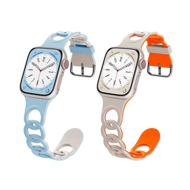 "Donut" Hollow Heat Dissipation Silicone Band For Apple Watch