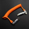 "Full-equipped Chubby" 6-in-1 240W Fast Charging Spring Cable - Orange (6-in-1)