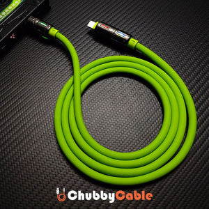 "LumiFlex Pro" 240W 4-In-1 Car Cable With RGB Glow