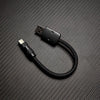 "Monochrome Chubby" Power Bank Friendly Cable - Black