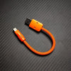 "Monochrome Chubby" Power Bank Friendly Cable - Orange