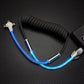 "NeonFlex Curly" 3-in-1 RGB Spring Car Cable