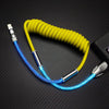 "NeonFlex Curly" 3-in-1 RGB Spring Car Cable - Yellow