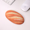 "Chubby Comfort" Silicone Keyboard Wrist Rest & Mouse Pad Set - Bread Theme - Wrist Rest