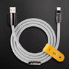 “Obsidian Edition” 240W Glossy Multi-Color Fast Charging Cable - Gray