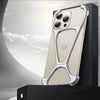 Skeleton Heat Dissipation Anti-Drop Phone Case - Matte Silver