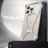 Skeleton Heat Dissipation Anti-Drop Phone Case - Bright Silver