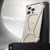 Skeleton Heat Dissipation Anti-Drop Phone Case - Titanium Gray