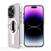 Transparent Magnetic Stand Shockproof iPhone Case - Transparent