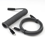 "Chubby" USB To Type C Spring Keyboard Cable