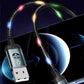 Voice-Controlled Flashing Light Cable - Syncs with Music & 480Mbps Transfer