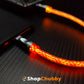 "Neon Chubby" Power Bank Friendly Color-Changing Luminous Cable