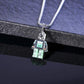 "Cyber Chic" Gear Electron Robot Necklace