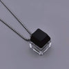 "Cyber Chic" Unzip Mechanical Keyboard Necklace - Black without Light