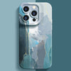 "Colorful Watercolor" Silicone Full Cover Bumper Protective iPhone Case - T14