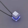 "Cyber Chic" Unzip Mechanical Keyboard Necklace - White with Light