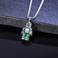 "Cyber Chic" Gear Electron Robot Necklace