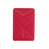 3-In-1 MagSafe Magnetic Leather Card Case Comes with Folding Stand - Red