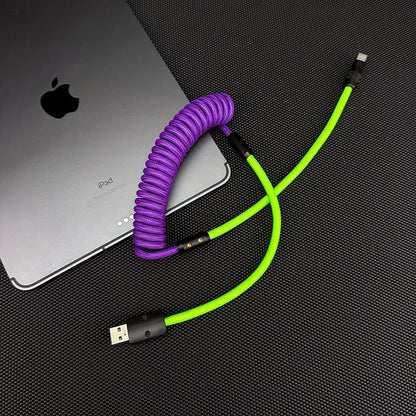 "Colorblock Chubby" New Spring Charge Cable