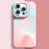 "Colorful Watercolor" Silicone Full Cover Bumper Protective iPhone Case - T5