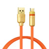 66W Flexible Silicone Fast Charging Cable - Orange