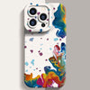 "Colorful Watercolor" Silicone Full Cover Bumper Protective iPhone Case - T6