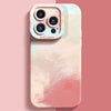 "Colorful Watercolor" Silicone Full Cover Bumper Protective iPhone Case - T9