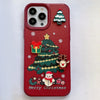 Christmas Special Three-dimensional Doll Cartoon Soft Phone Case - Red