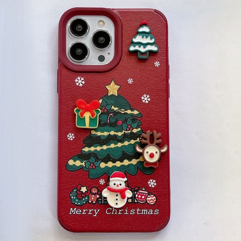 Christmas Special Three-dimensional Doll Cartoon Soft Phone Case
