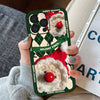 Christmas Style - Leather Embossed Phone Case - Green