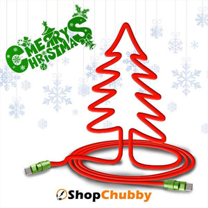 "Chubby Christmas" Christmas Special Fast Charge Cable - St. Patrick's Day Edition