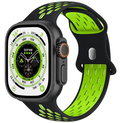 "Colorful Sport Band" Breathable And Sweat-absorbent Silicone Band For Apple Watch