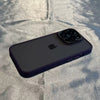 Frosted iPhone Case With Metal Lens - Purple